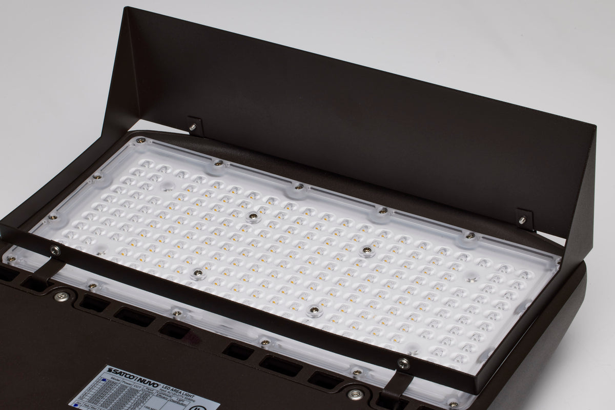 Nuvo 65-877 Area Light Cutoff Shield, Bronze Finish, For Use With 100W/150W/240W/300W Fixtures