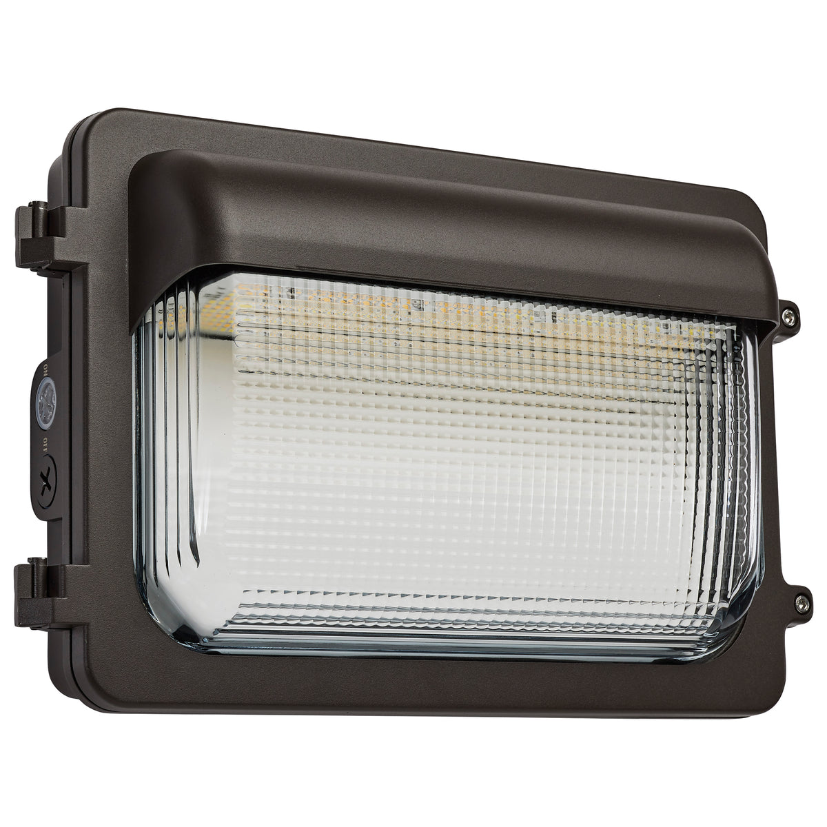 Nuvo 65-887 LED Low Profile Wall Pack, Wattage 70/85/100W and CCT 3K/4K/5K Selectable, Photocell