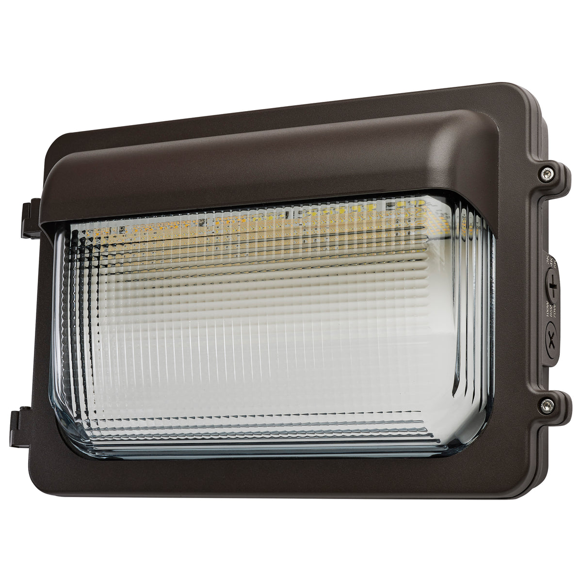 Nuvo 65-887 LED Low Profile Wall Pack, Wattage 70/85/100W and CCT 3K/4K/5K Selectable, Photocell