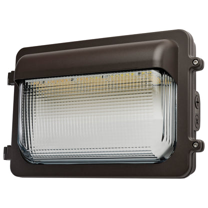 Nuvo 65-887 LED Low Profile Wall Pack, Wattage 70/85/100W and CCT 3K/4K/5K Selectable, Photocell