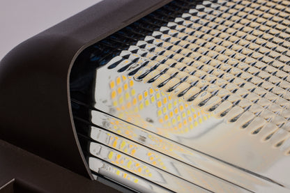 Nuvo 65-887 LED Low Profile Wall Pack, Wattage 70/85/100W and CCT 3K/4K/5K Selectable, Photocell