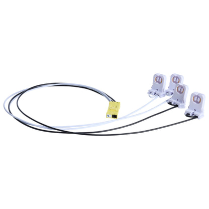 Nuvo 65-905 8 Foot, Quad Or Dual T8 Lamp Ready Fixture Channel, Empty Body Fixture
