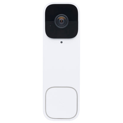 Nuvo 65-933 Starfish, Smart Doorbell Security Camera Wired, White Doorbell With White Chime