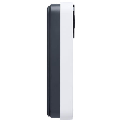 Nuvo 65-933 Starfish, Smart Doorbell Security Camera Wired, White Doorbell With White Chime