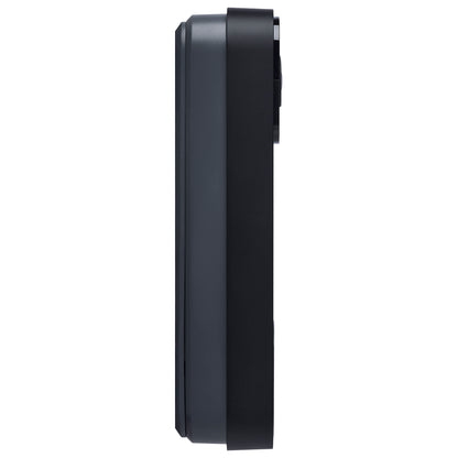 Nuvo 65-934 Starfish, Smart Doorbell Security Camera Wired, Black Doorbell With Black Chime