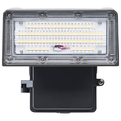 Nuvo 65-943 15/20/25 Watt, 3K/4K/5K CCT Selectable LED Small Adjustable Wall Pack, 120-277 Volt