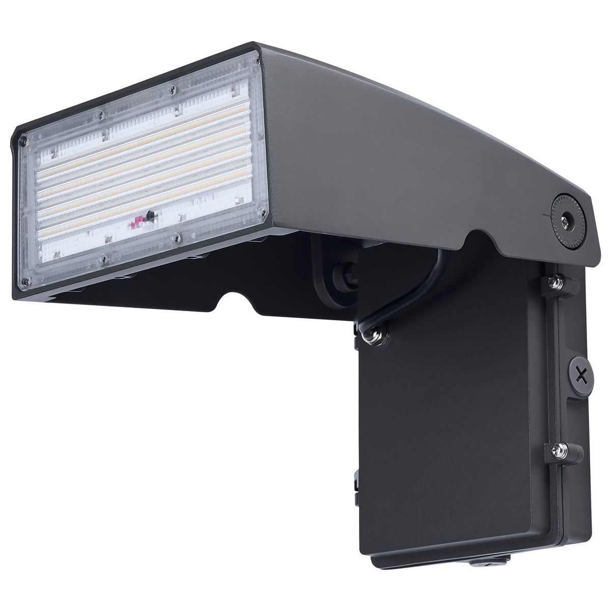 Nuvo 65-944 45/60/80 Watt, 3K/4K/5K CCT Selectable LED Large Adjustable Wall Pack, 120-277 Volt