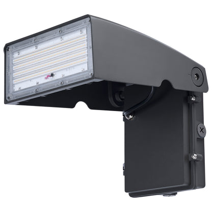 Nuvo 65-944 45/60/80 Watt, 3K/4K/5K CCT Selectable LED Large Adjustable Wall Pack, 120-277 Volt