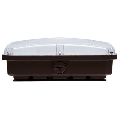 Nuvo 65-982 8.5 Inch LED Field Selectable Canopy Fixture With Sensor, 25/30/40 Watts, 3K/4K/5K CCT