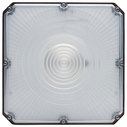 Nuvo 65-982 8.5 Inch LED Field Selectable Canopy Fixture With Sensor, 25/30/40 Watts, 3K/4K/5K CCT