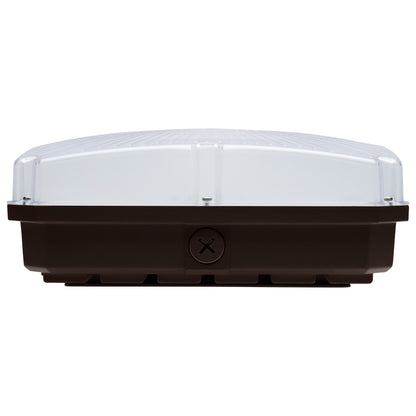 Nuvo 65-983 10 Inch LED Field Selectable Canopy Fixture With Sensor, 45/60/70 Watts, 3K/4K/5K CCT