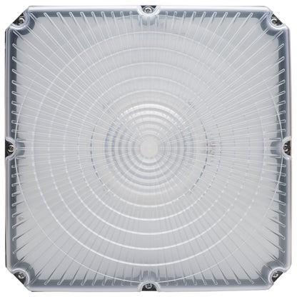 Nuvo 65-983 10 Inch LED Field Selectable Canopy Fixture With Sensor, 45/60/70 Watts, 3K/4K/5K CCT