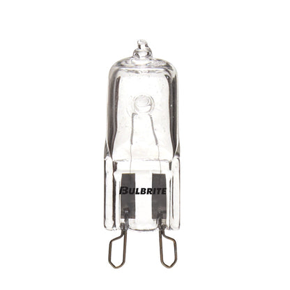 Bulbrite 654035 Bulbrite Incandescent 35 Watt T4 Light Bulbs with a Clear Finish and Bi-Pin (G9) Base, 2900K (Soft White Light)