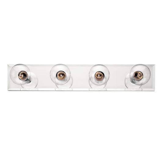 Westinghouse 6644900 Sconce Fixture 4 Light Bath Bar Beveled Mirror