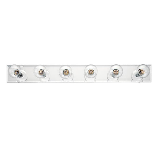 Westinghouse 6645000 Sconce Fixture 6 Light Bath Bar Beveled Mirror