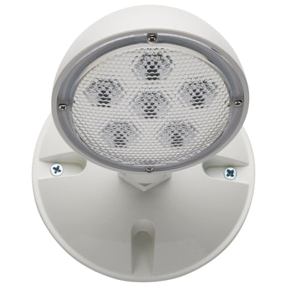 Nuvo 67-142 Remote Emergency Light, 0.75 Watt, Weatherproof Low Power Single Head