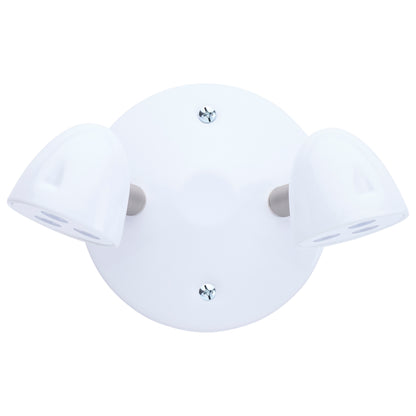 Nuvo 67-396 Remote Emergency Light, Chicago Approved, White Housing