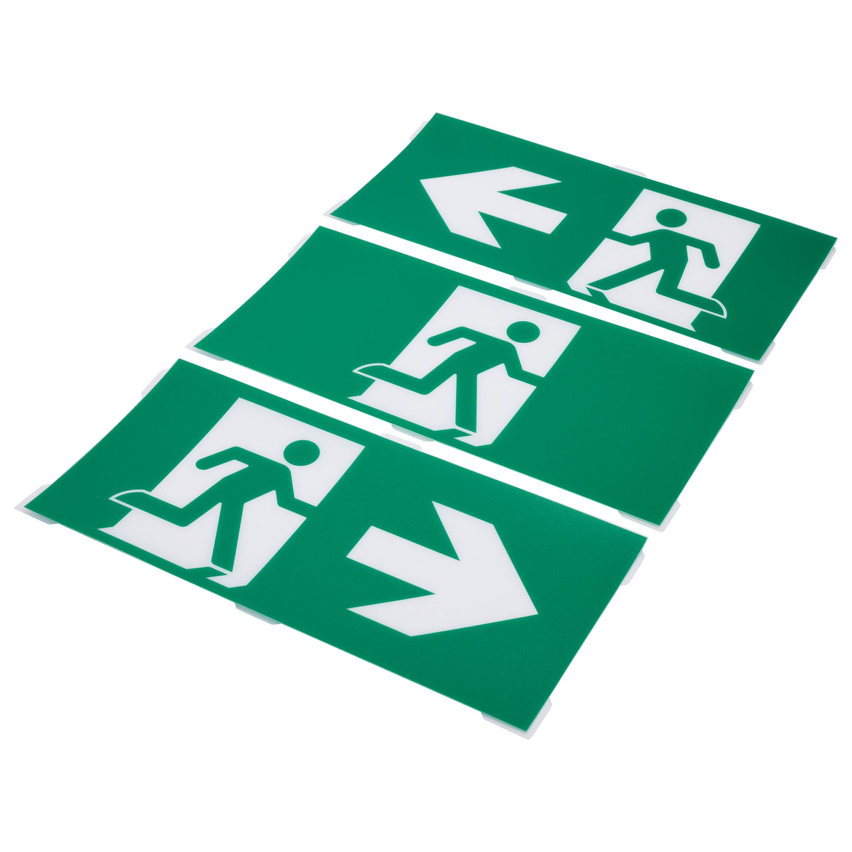 Nuvo 67-512 Running Man Green Combo Exit Sign/Emergency Light, 120/347V, 90min backup
