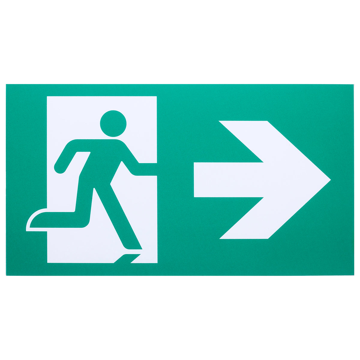 Nuvo 67-561 Running Man Green Exit Sign, 120/347V, 2HR backup