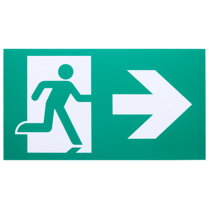 Nuvo 67-570 Running Man Green Combo Exit Sign/Emergency Light, 120/347V, 2HR backup