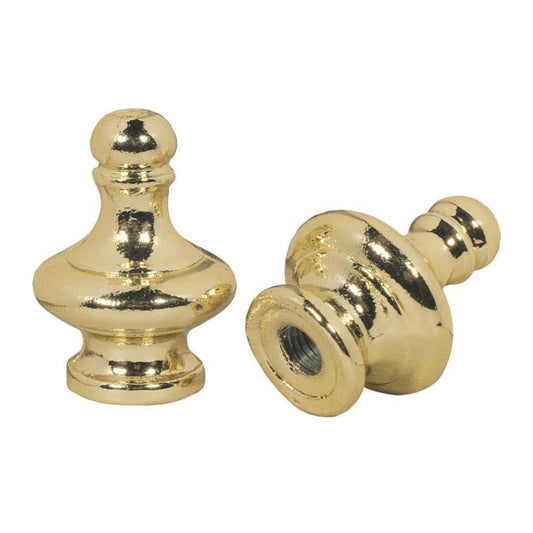6 pack - Westinghouse 7013100 LAMP ACCESSORY 2 Lamp Finials Brass