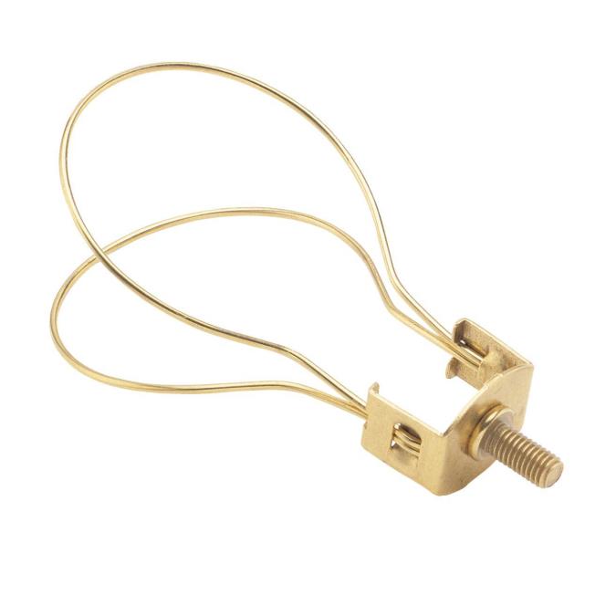 6 pack - Westinghouse 7021900 Clip-On Lamp Adapter Brass Finish