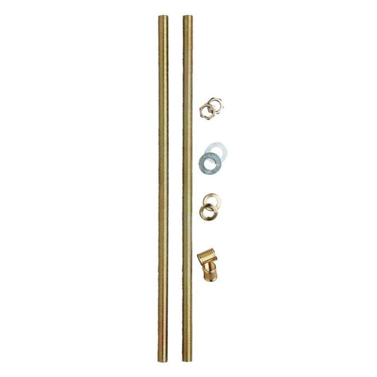 6 pack - Westinghouse 7027200 LAMP ACCESSORY 12" All-Thread Lamp Pipe
