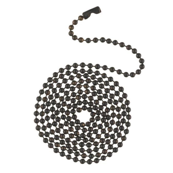 6 pack - Westinghouse 7705400 3 Ft. Beaded Chain with Connector Oil