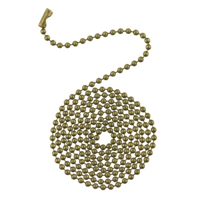 6 pack - Westinghouse 7706400 3 Ft. Beaded Chain with Connector