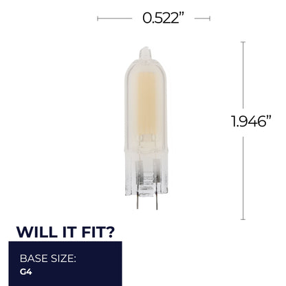 Bulbrite 770652 1.8W T5 Soft White LED Light Bulb