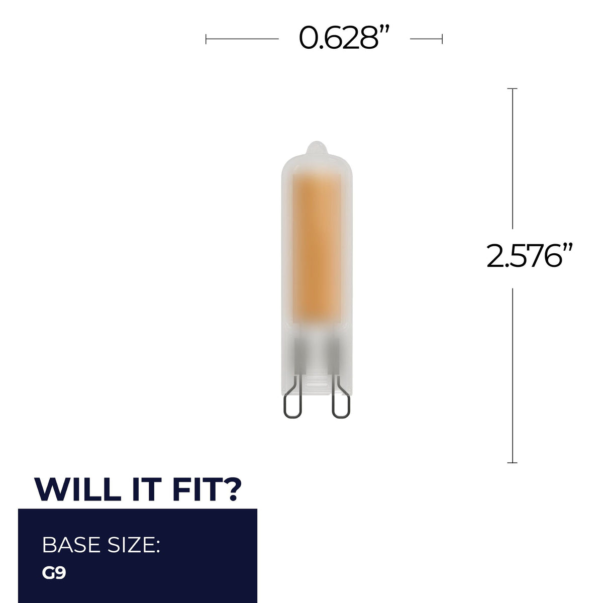 Bulbrite 770658 4.5W T5 Soft White LED Light Bulb