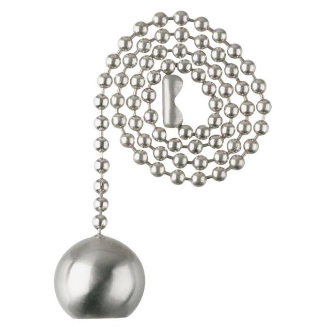 6 pack - Westinghouse 7721700 Ball Brushed Nickel Finish Chain