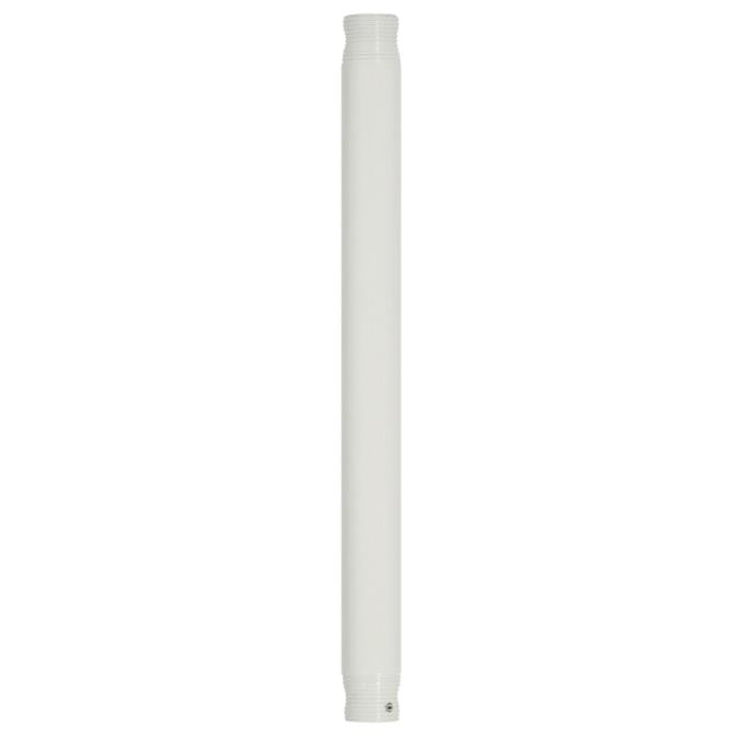 Westinghouse 7724000 1/2" ID x 12" White Finish Extension Down Rod