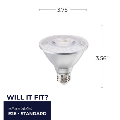 Bulbrite 772764 10W PAR30SN Warm White LED Light Bulb