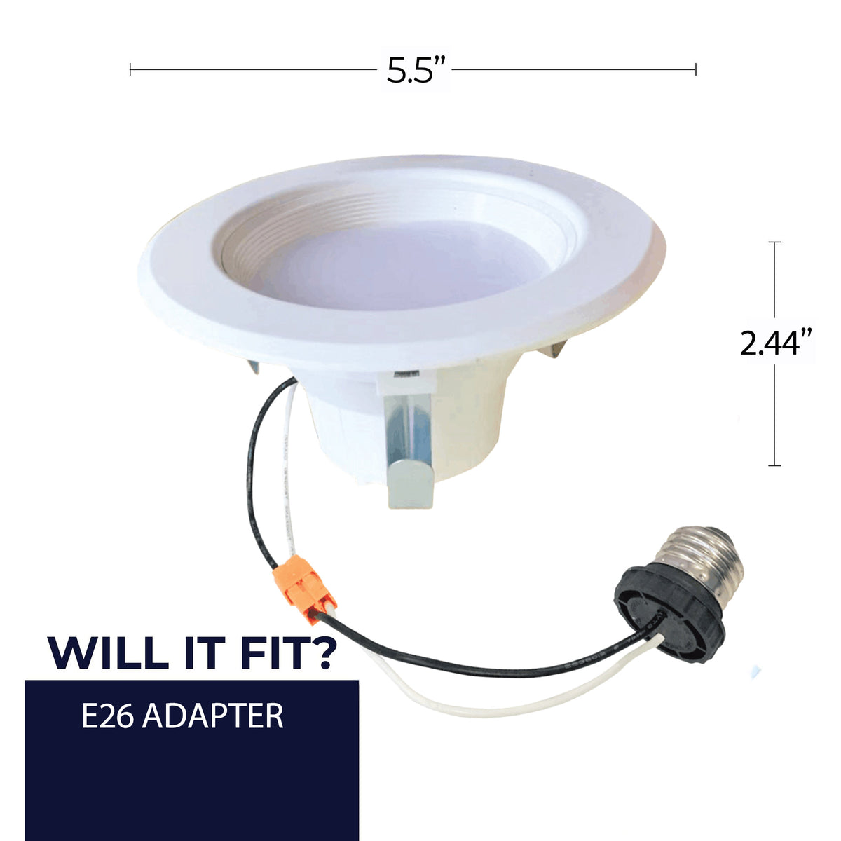 Bulbrite 773115 9W 4" DWNLGT Warm White LED Fixture