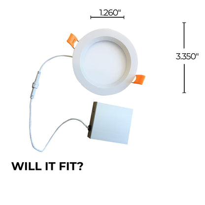 Bulbrite 773231 7W 3" JBOX DWNLGT Soft White LED Fixture