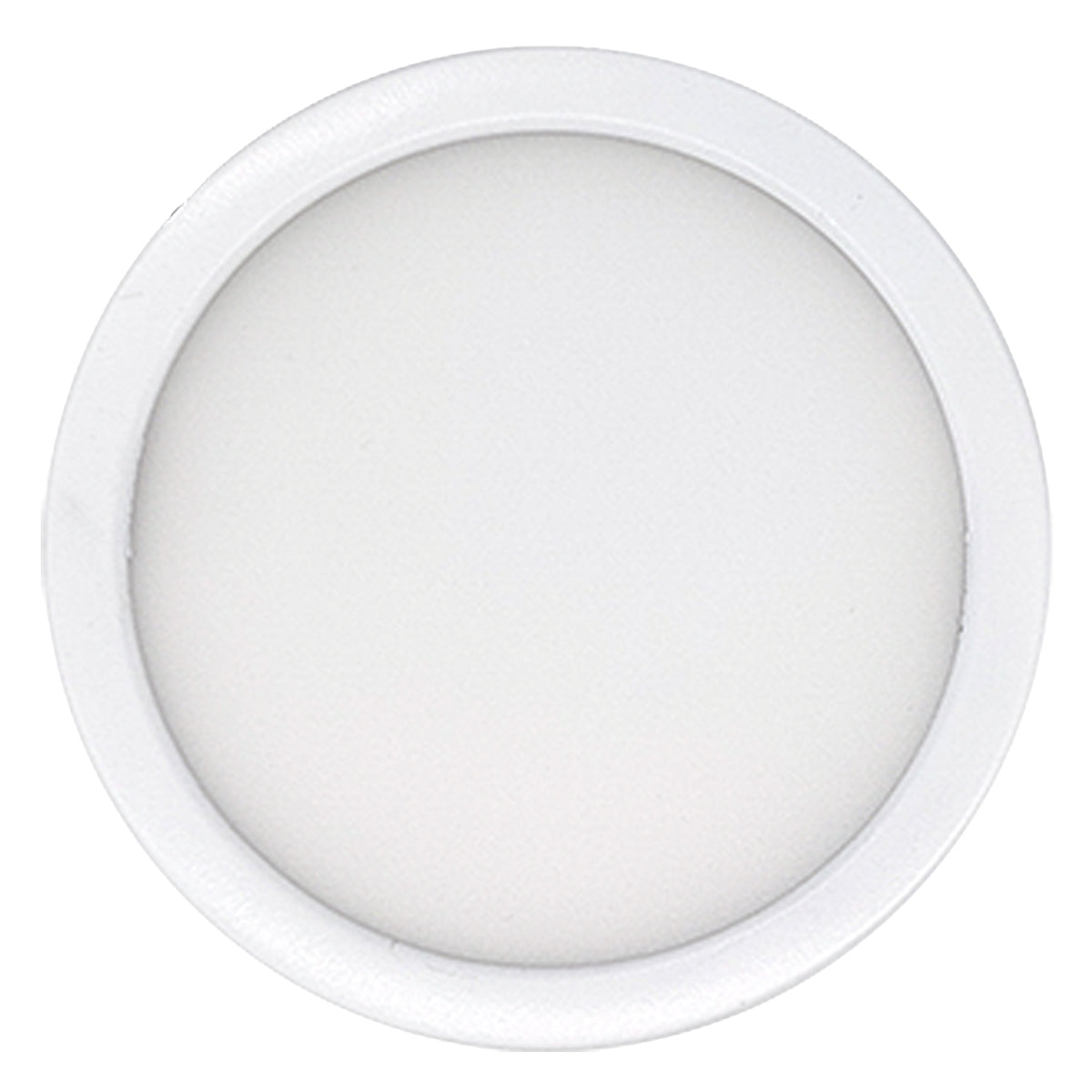 Bulbrite 773603 5" Round 10.3-Watt 5 Color Selectable LED Flush Mount Light, 850 Lumens, White Finish
