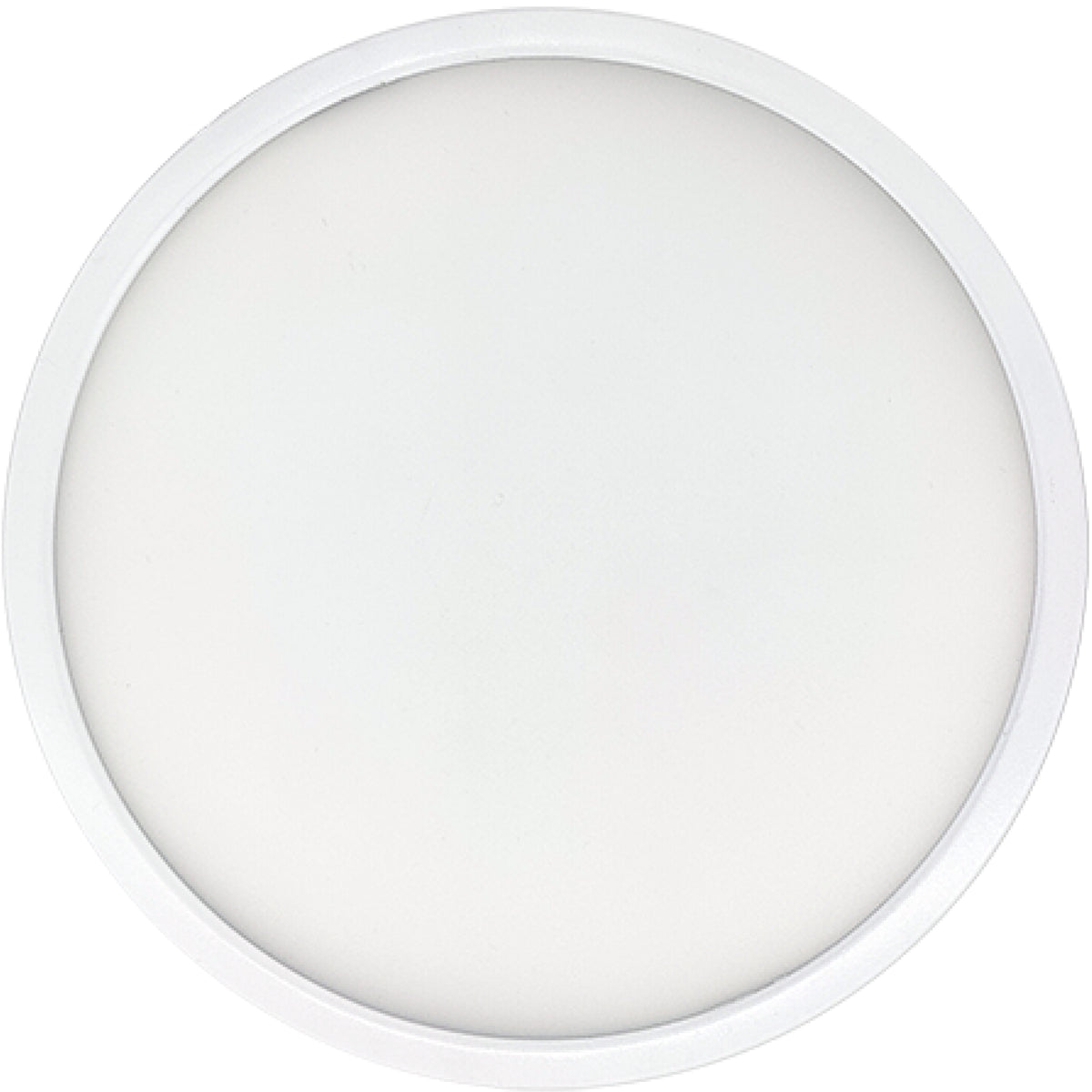 Bulbrite 773611 9" Round 17-Watt 5 Color Selectable LED Flush Mount Light, 1400 Lumens, White Finish