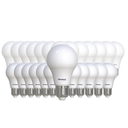 Bulbrite 774252 LED Filament Pack of 25, 8.5 Watt Non-Dimmable A19 Light Bulb with Frost Finish and Medium Screw E26 Base - 3000K (Soft White Light) 750 lumens