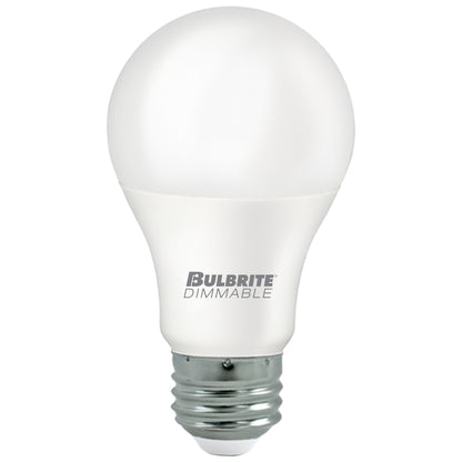 Bulbrite 774265 LED Filament 9 Watt Dimmable A19 Light Bulb with Frost Finish and Medium Screw E26 Base - 5000K (Soft Daylight Light) 800 Lumens