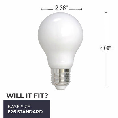 Bulbrite 776520 4.5/7/11W (40/60/75W Equiv.) Warm White (2700K) A19 E26 Base 3-Way LED Light Bulb