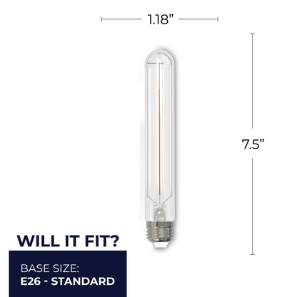 Bulbrite 776948 3W T9 7.5" Warm White LED Light Bulb