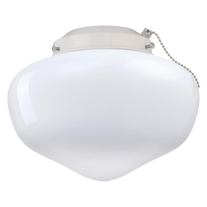 Westinghouse 7785300 9W LED Schoolhouse Ceiling Fan Light Kit White