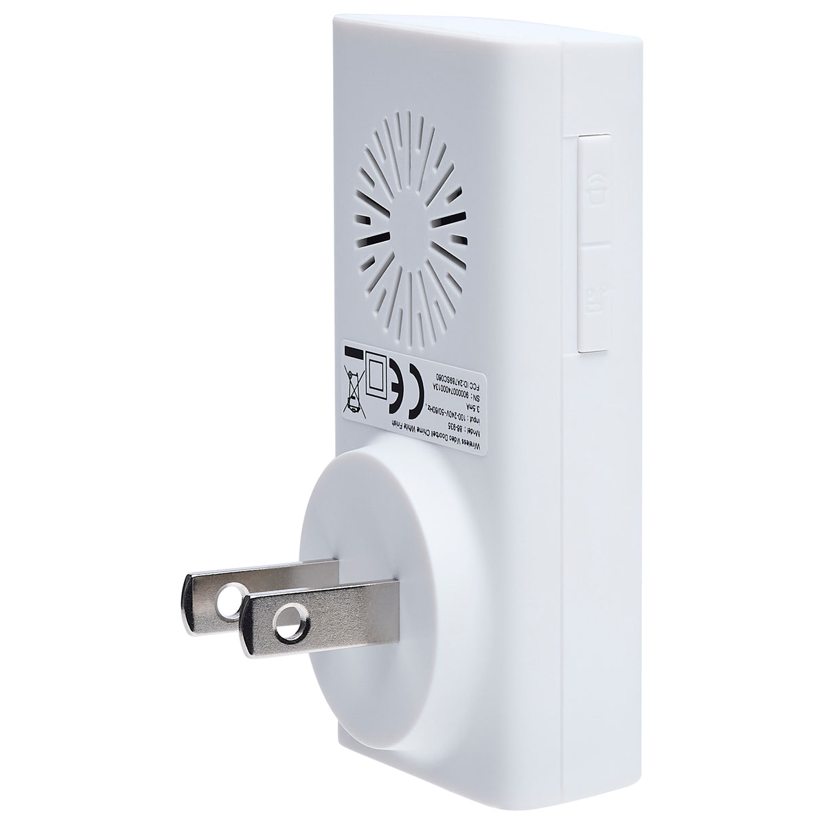 Nuvo 86-935 Starfish, Chime for Smart Doorbell Cam, White Finish