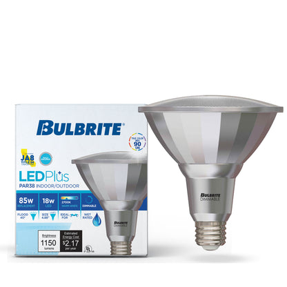 Bulbrite 772610 18W PAR38 Warm White LED Light Bulb