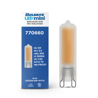 Bulbrite 770660 3.5W T5 Soft White LED Light Bulb