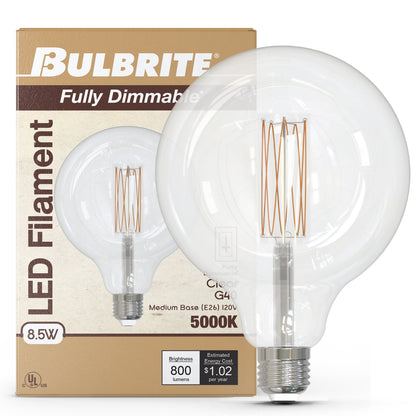 Bulbrite 776981 8.5W G40 Warm White LED Light Bulb