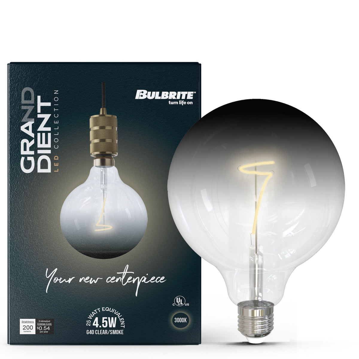Bulbrite 776997 4.5W G40 LED Light Bulb