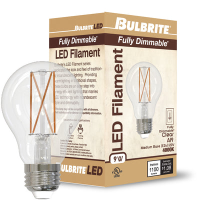 Bulbrite 776926 9W A19 Cool White LED Light Bulb
