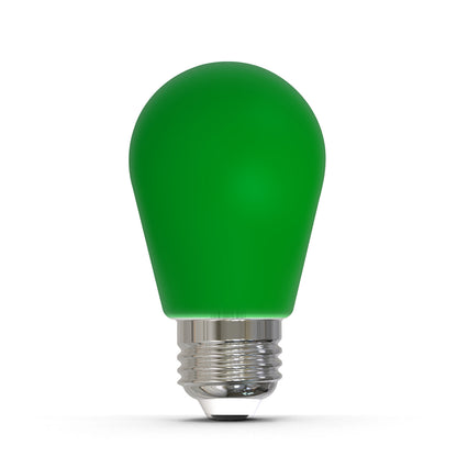 Bulbrite 776153 25-Watt Equivalent Ceramic Green Color S14 Weatherproof Outdoor E26 Medium Base LED Light Bulb